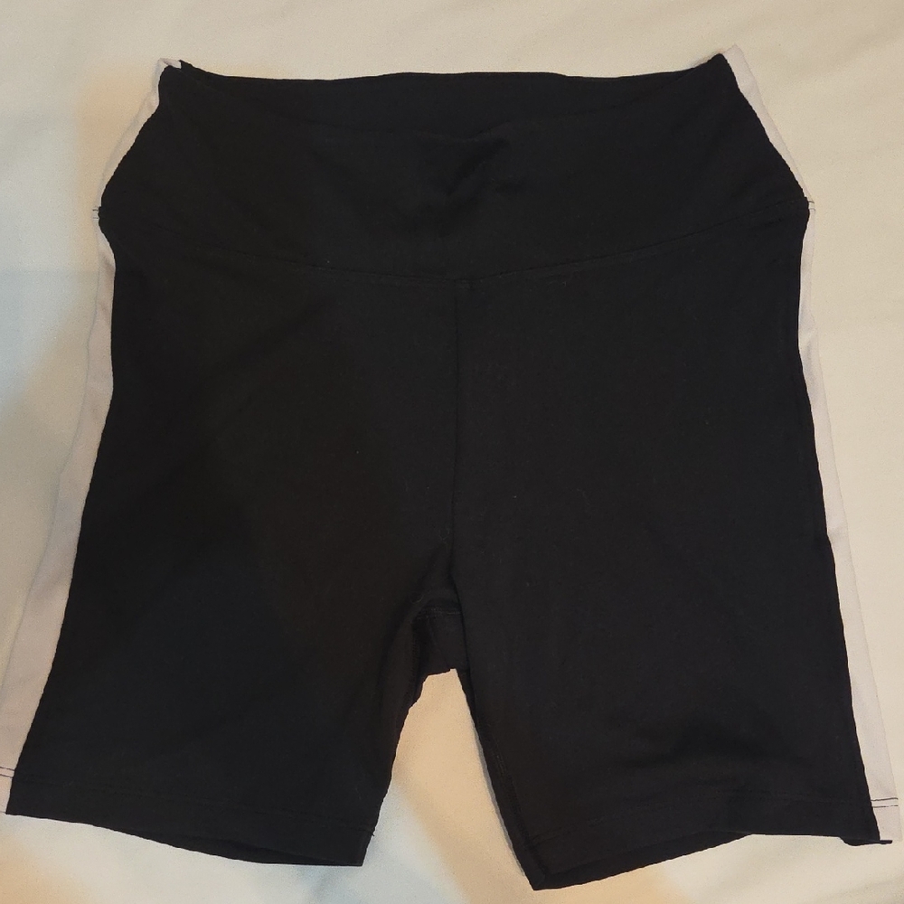 PINK Victoria's Secret Black and White Bike Shorts